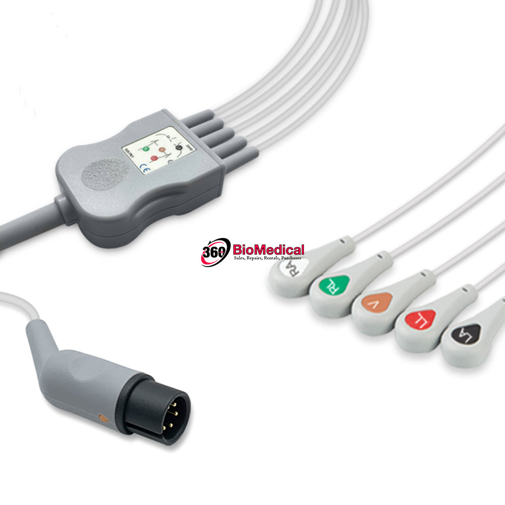 AAMI One-Piece ECG Cable EC-3001S-A