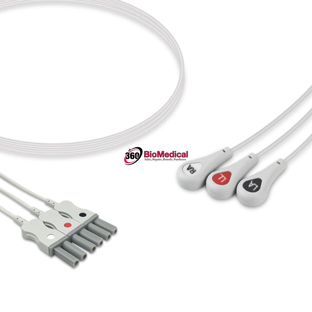 Spacelabs ECG Leadwire 700-0007-00 EL-SLS3-90S-A