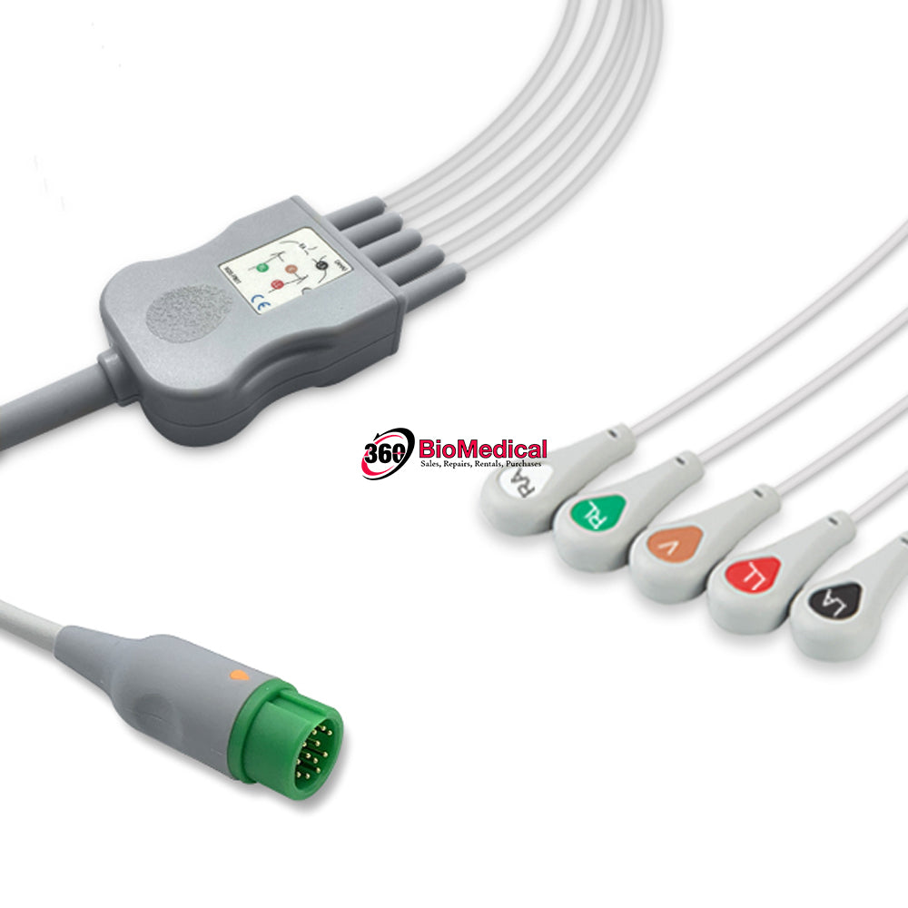 Mindray One-Piece ECG Cable 040-000961-00 EC-5016S-A