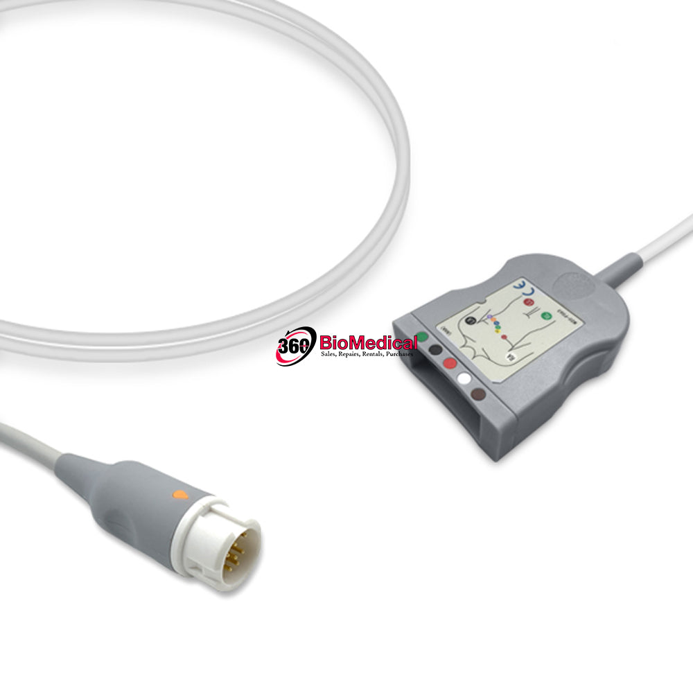 Philips ECG Trunk Cable M1663A ET-10005R-PH-A – 360biomedical