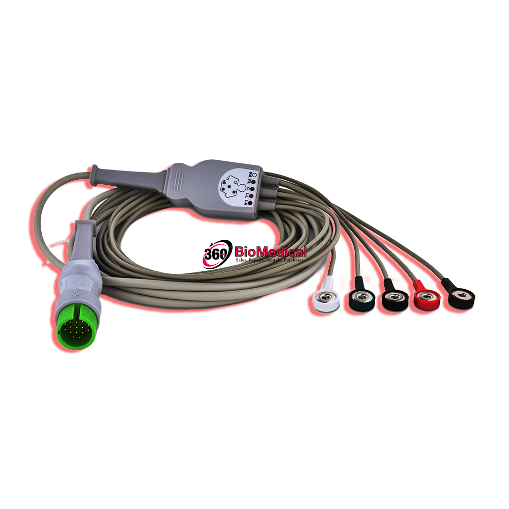 Spacelab ECG 5 Lead cable-Compatible