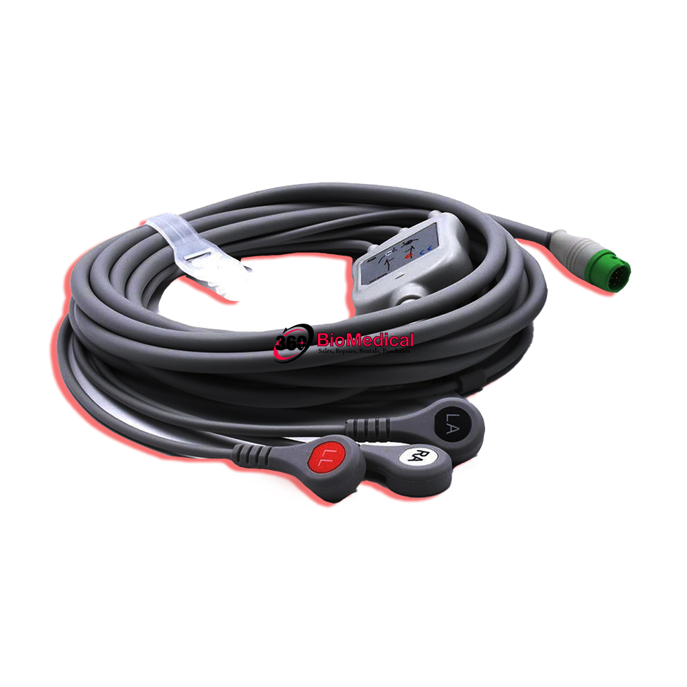 Mindray ECG 12 Pin 3 Leads-Compatible