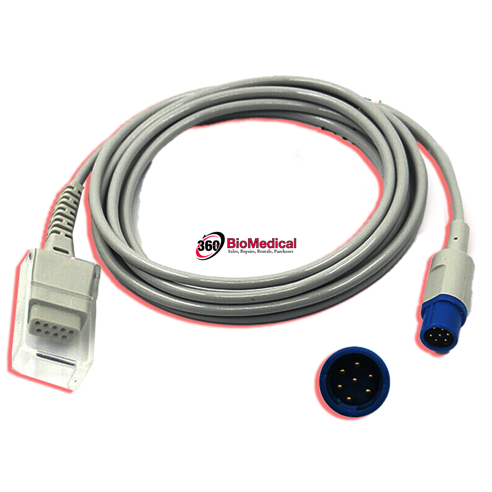 Welch Allyn 001966-E SpO2 Adapter Extension Cable-Compatible