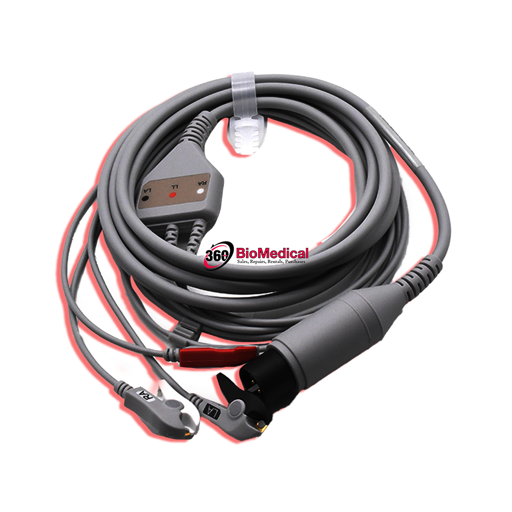 Nihon Kohden ECG 6 Pin 3 Leads - Grabber-Compatible